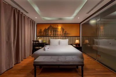 Kamer met twee aparte bedden of een tweepersoonsbed — Ja Cosmo Premier Hotel